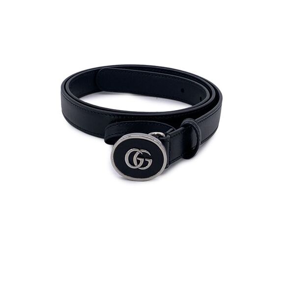 Gucci Leather Belt GG Buckle - Picture 1 of 4
